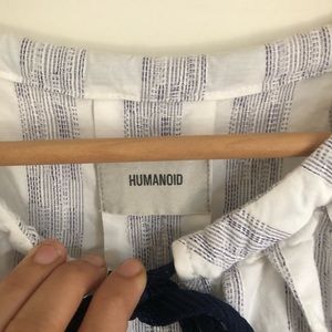 Humanoid cotton striped tent dress 4-6 (s)